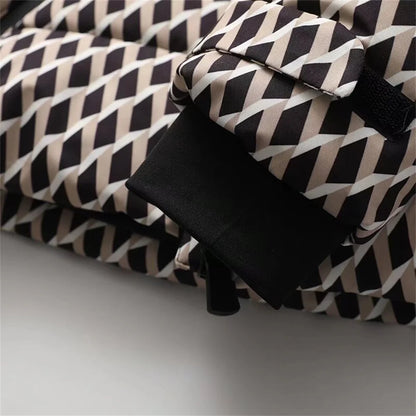 Women's Ski Style Cotton Jacket – Winter Slim Fit