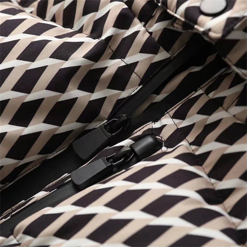 Women's Ski Style Cotton Jacket – Winter Slim Fit