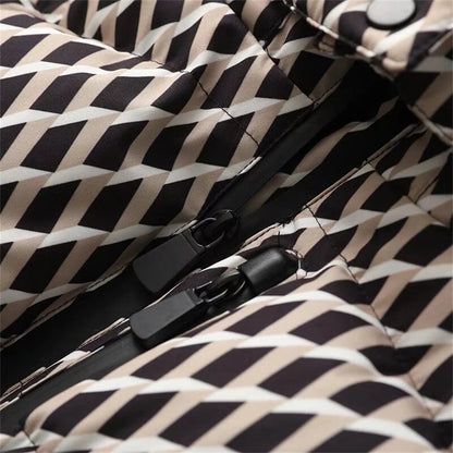 Women's Ski Style Cotton Jacket – Winter Slim Fit