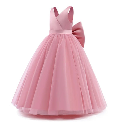 Elegant Girls Long Prom & Party Dress (5–14Y)