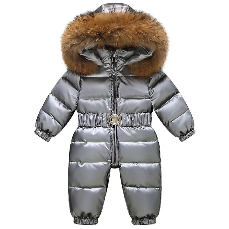 Toddler Down Jumpsuit – Winter Overalls for Boys & Girls
