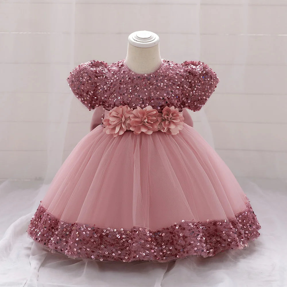 Infant Girl Special Occasion Dress – Baptism & Christmas