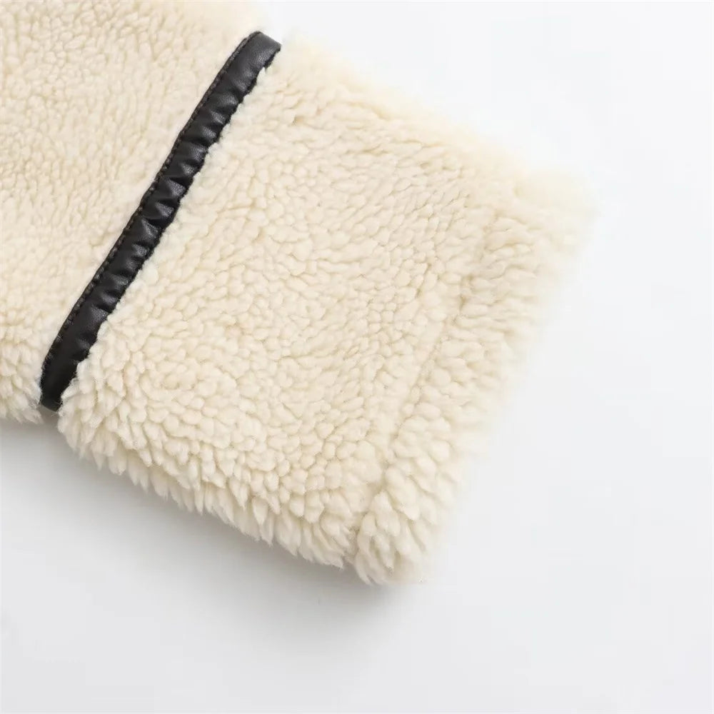 Fur-Integrated Moto Coat – Fall/Winter 2025 Fashion