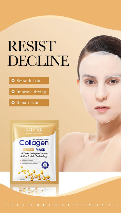 Hydrate & Firm: 20-Pack Hyaluronic Acid Collagen Face Masks