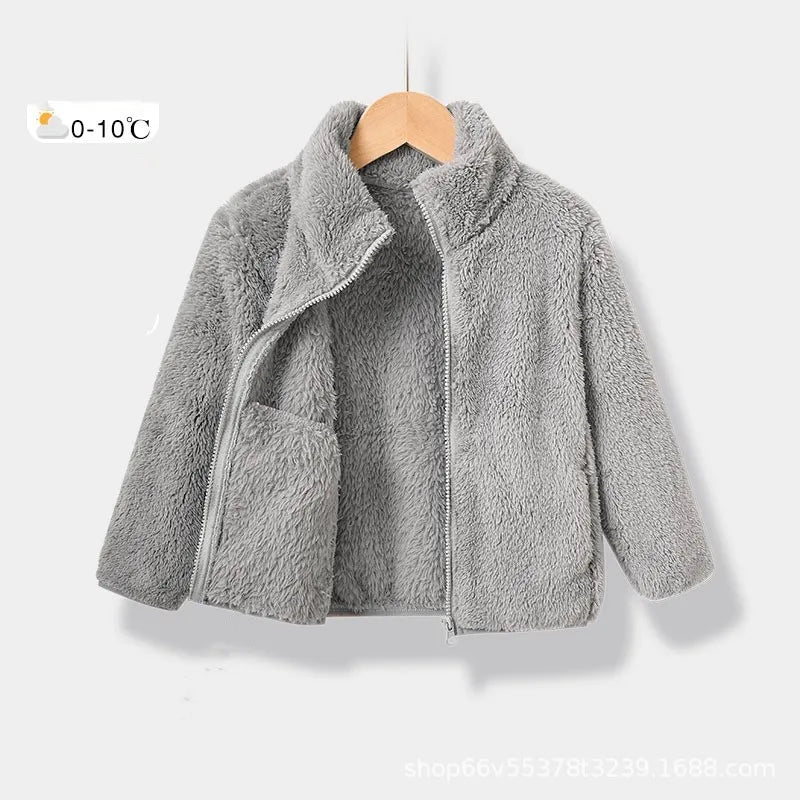 Winter Velvet Thicken Coat for Girls – Fashion & Comfort 2025