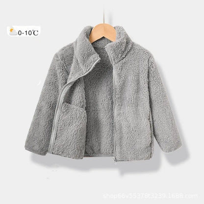 Winter Velvet Thicken Coat for Girls – Fashion & Comfort 2025