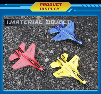 2.4G RC Foam Aircraft SU-35 – Fighter Jet Glider Toy for Kids