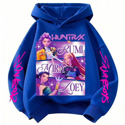 Huntrix Kpop Demon Hunters Kids Sweatshirt – Trendy Princess Style
