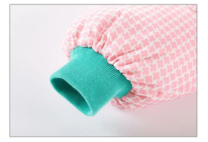 Warm Grid Design Jacket for Girls – Bonus Bear Toy 2025