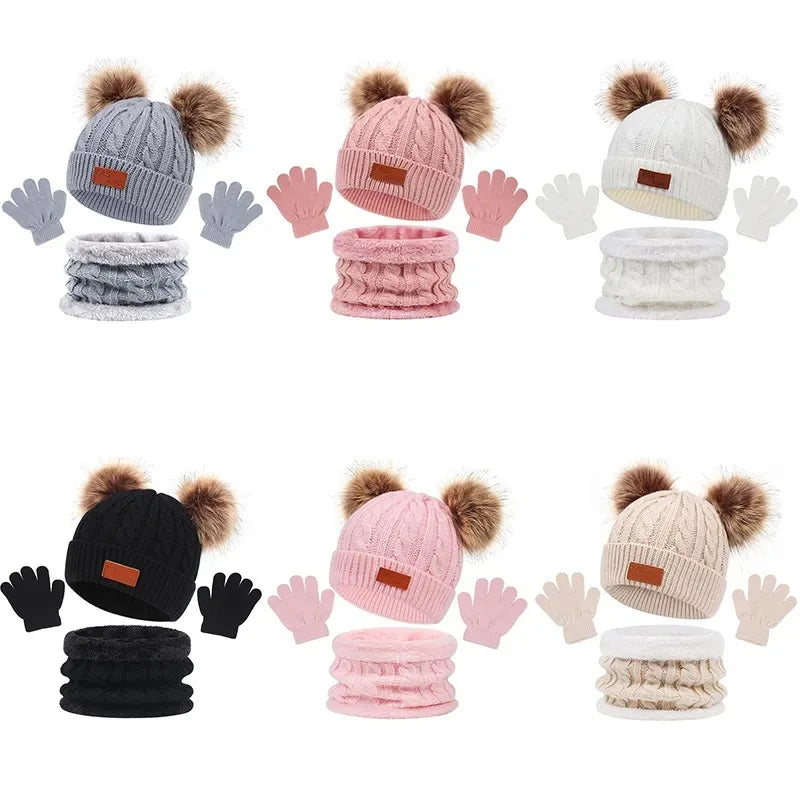 3-Piece Winter Essentials for Babies – Soft & Snuggly Set