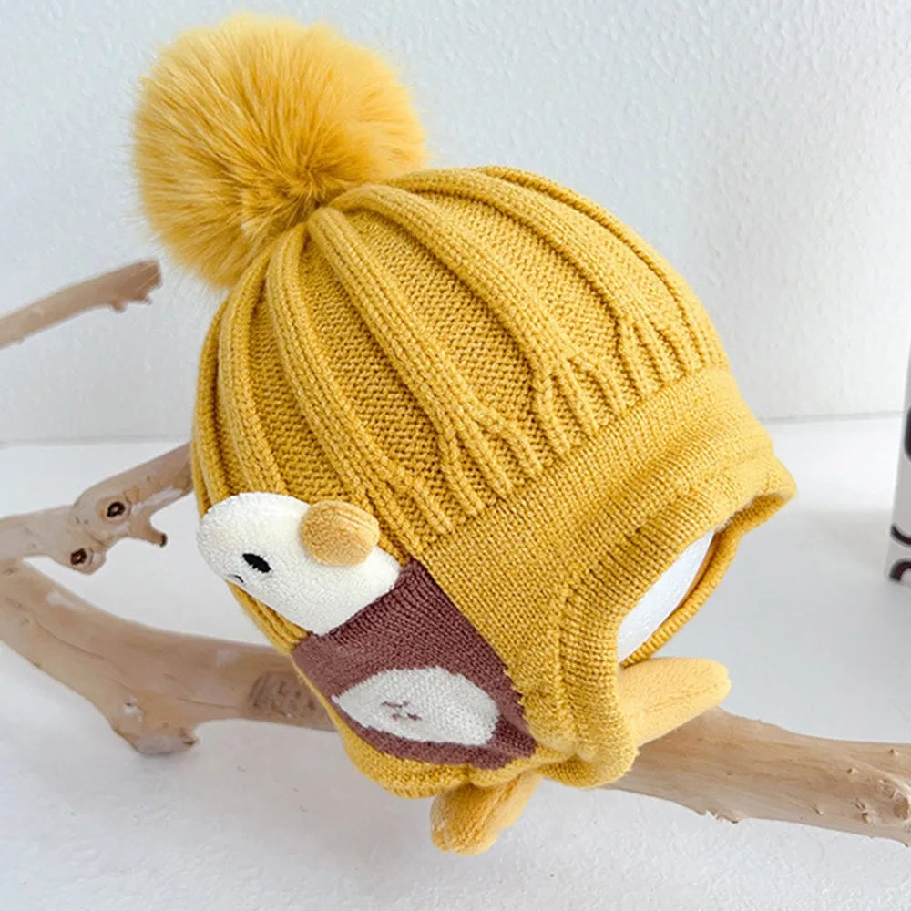 Cartoon Duck Baby Hat – Winter Protection