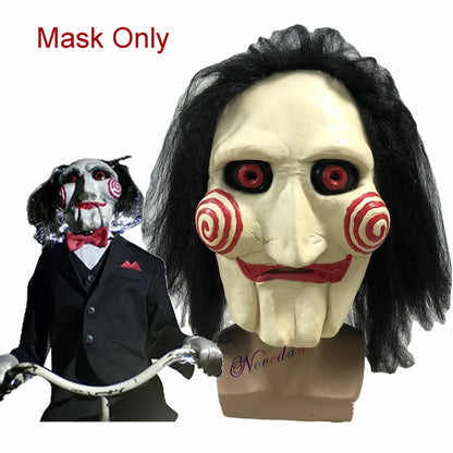 Full Set Jigsaw Costume – Saw Horror Movie Cosplay for Halloween