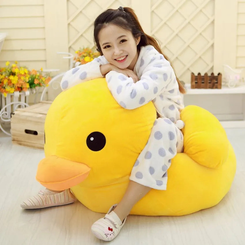 20cm Kawaii Yellow Duck Plush - Soft Stuffed Toy for Kids & Babies