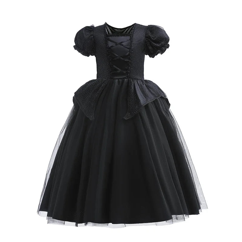Girls Black Witch Halloween Costume – Luxury Dress
