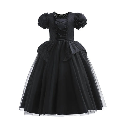 Girls Black Witch Halloween Costume – Luxury Dress