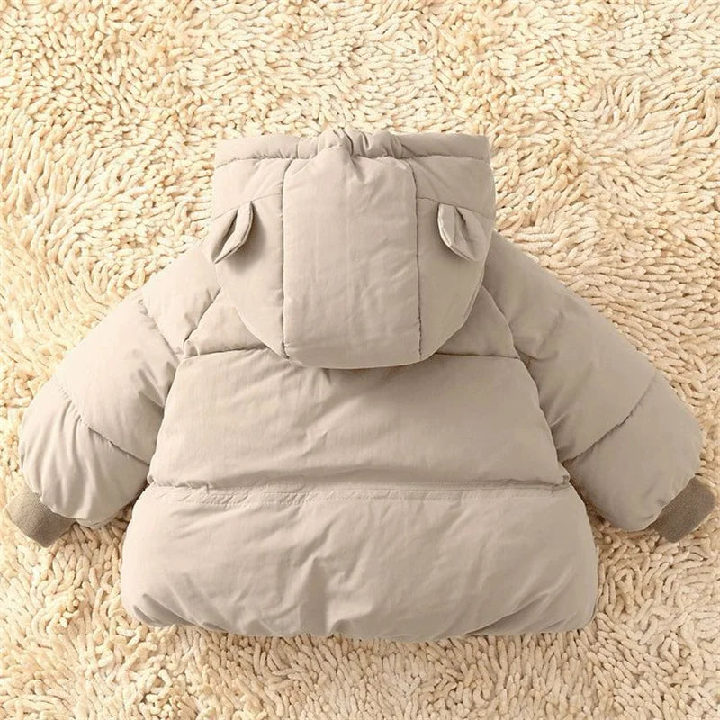 Warm Hooded Kids’ Winter Coat – Thick & Cozy