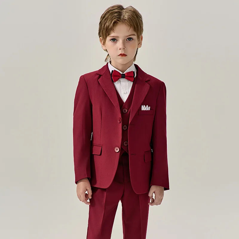 Boys’ Stylish Formal Wear – Green Blazer Set for Special Occasions