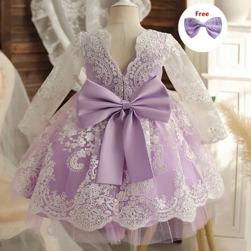 Baby Girl Formal Gown – Baptism to Christmas