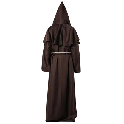 Monk Cosplay Outfit – Medieval Robe for Priest, Wizard & Costume Play
