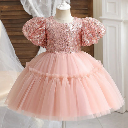 Kids Fancy Birthday & Baptism Summer Dress