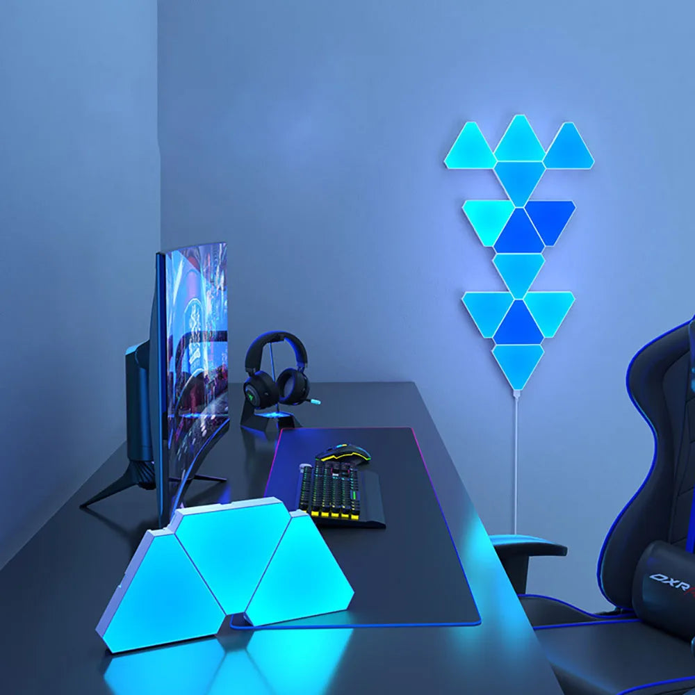 LED RGB Quantum Wall Lamp – Smart Rhythm Light for Modern Spaces