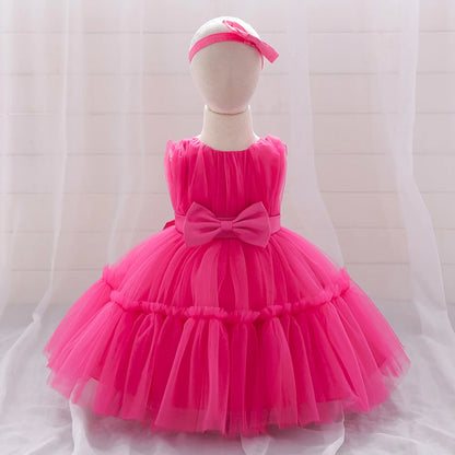 Baby Girl 1st Birthday Dress – Tulle Princess Gown