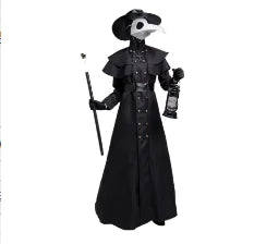 Wizard & Monk Robe – Gothic Plague Doctor Halloween Costume
