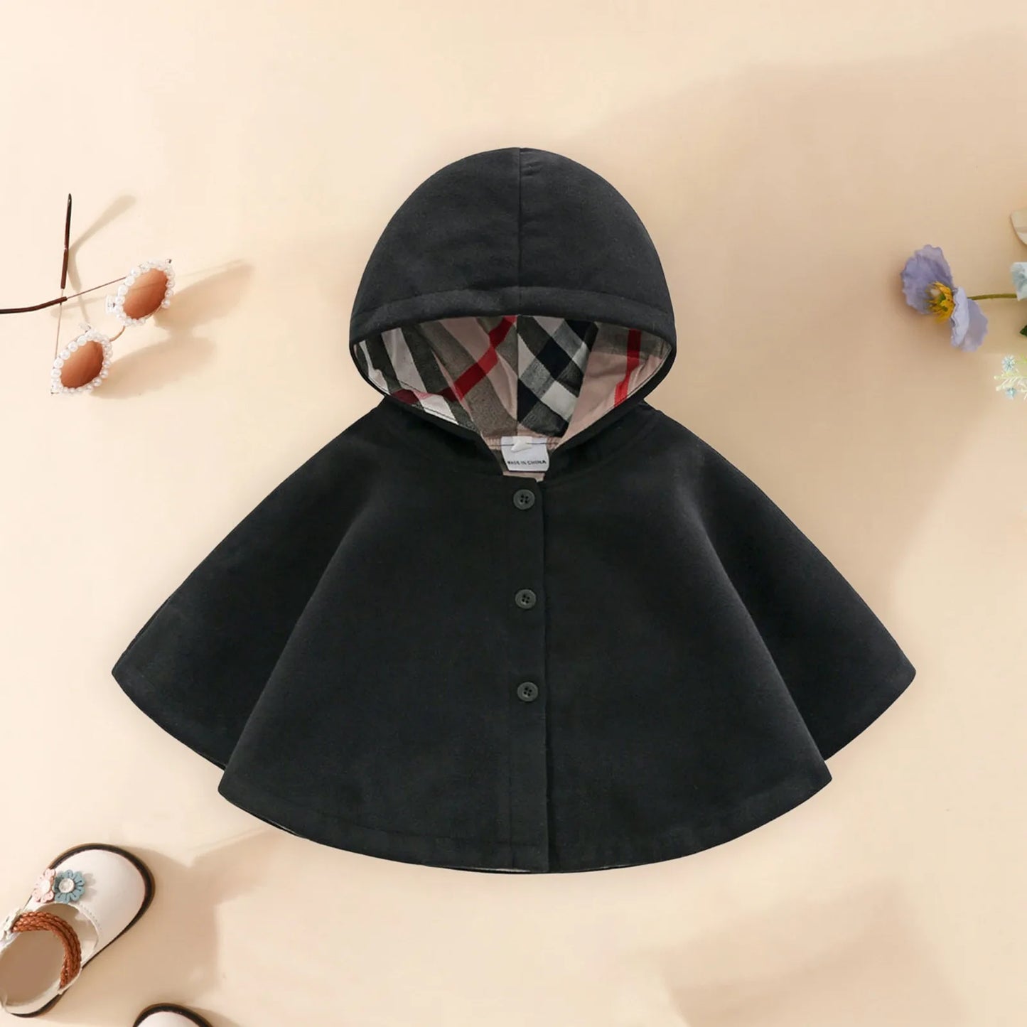 Children’s Autumn/Winter Warm Cape Coat