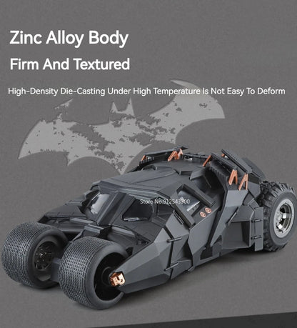 1:18 Alloy Batmobile – Sound & Light Car Model for Fans & Collectors