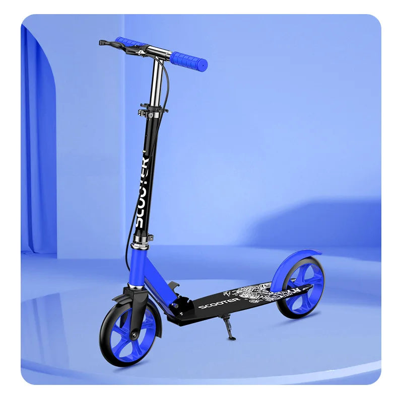 Foldable Two-Wheeled Scooter – Perfect for Kids, Teens, and Adults