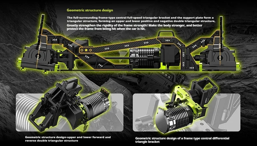 1:10 RC Off-Road Car – LLL Terminator Brushless 4WD Electric Toy