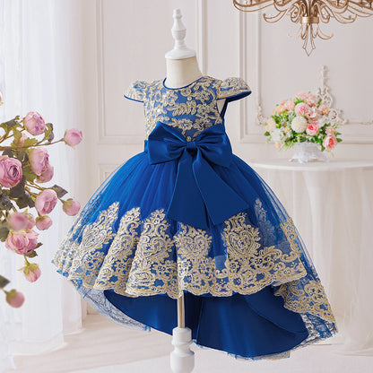 Elegant Embroidered Princess Party Dress