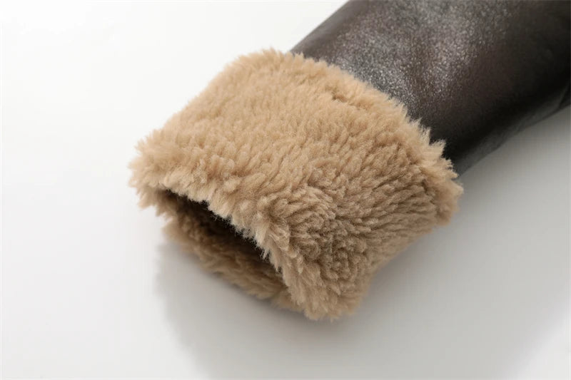 Warm & Chic: Women’s Thickened Brown Winter Jacket