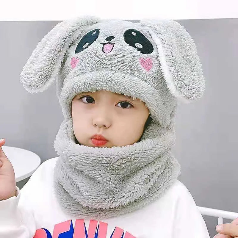 Baby & Kids Fleece Rabbit Winter Hat