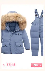 Baby Winter Overalls – Hooded Ski Suit for Cold Weather