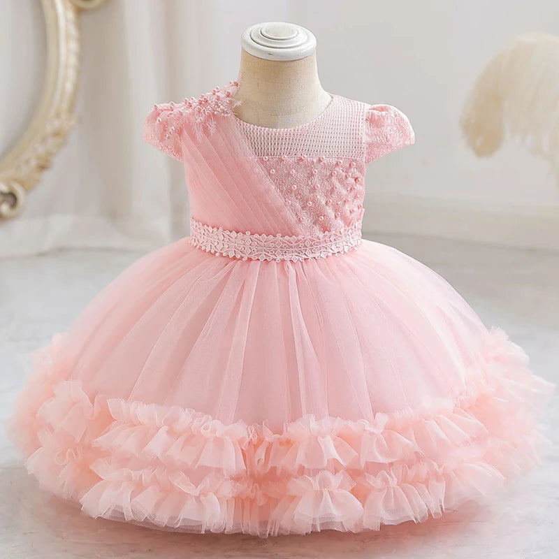 Baby Girl Birthday Dress – Princess Tulle Gown