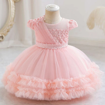 Baby Girl Birthday Dress – Princess Tulle Gown