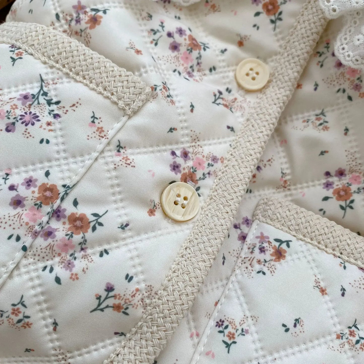 Baby & Toddler Girls’ Winter Coat – Soft Floral