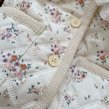 Baby & Toddler Girls’ Winter Coat – Soft Floral