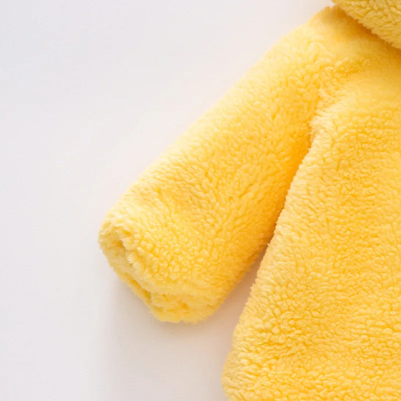 Baby Solid Color Fleece Jacket – Cozy Wear