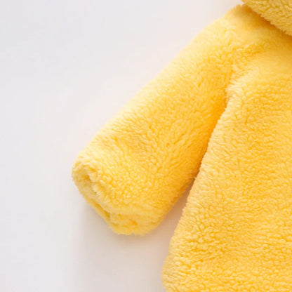 Baby Solid Color Fleece Jacket – Cozy Wear