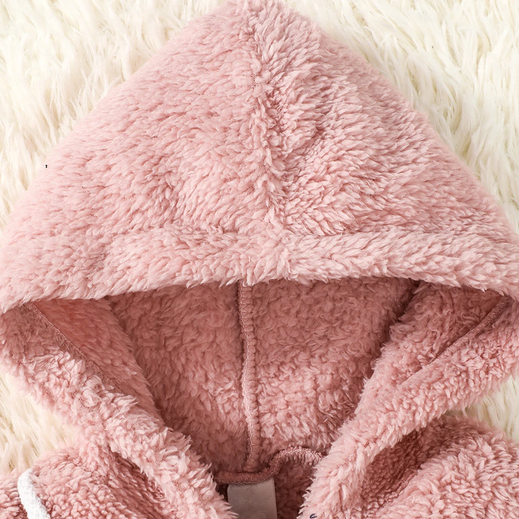 Warm Zipper Jacket + Cute Bag – Baby Girl Outfit