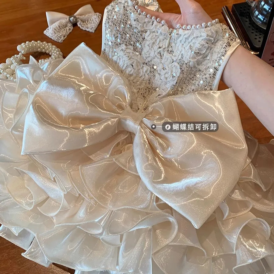 Elegant Baby Girl Dress for Party & Wedding