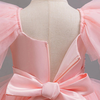 Girls’ Green Sequined Party Dress – 3 to 10 Years