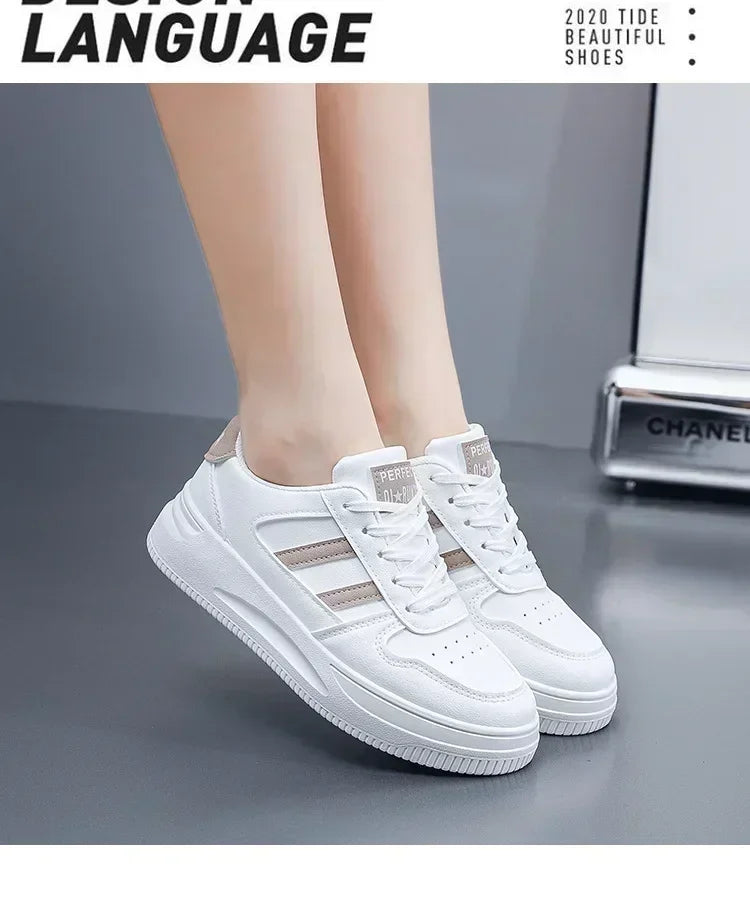 Women's Casual Sports Shoes – Breathable & Wear-Resistant Tennis Sneakers