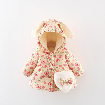Toddler & Kids Bunny Ear Winter Outerwear