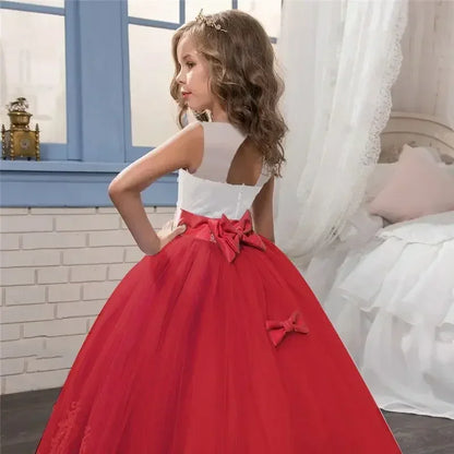 Princess Party Dress – Lace Formal Dress for Girls