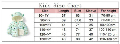 Plush Warm Outerwear – Boys & Girls Winter Jacket