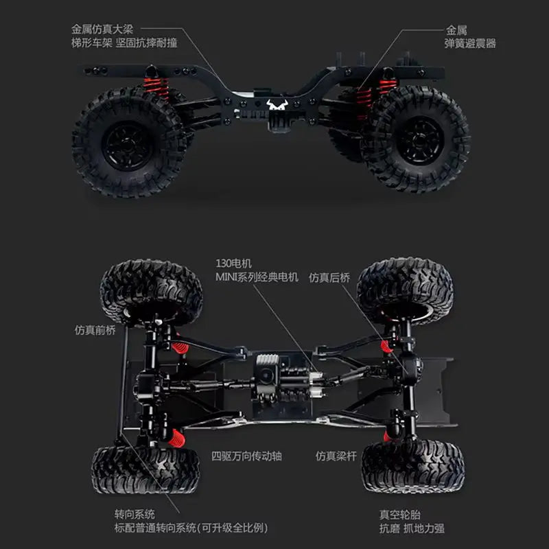 1:12 MN90 RC Car – Off-Road Vehicle for Boys & Men Gift