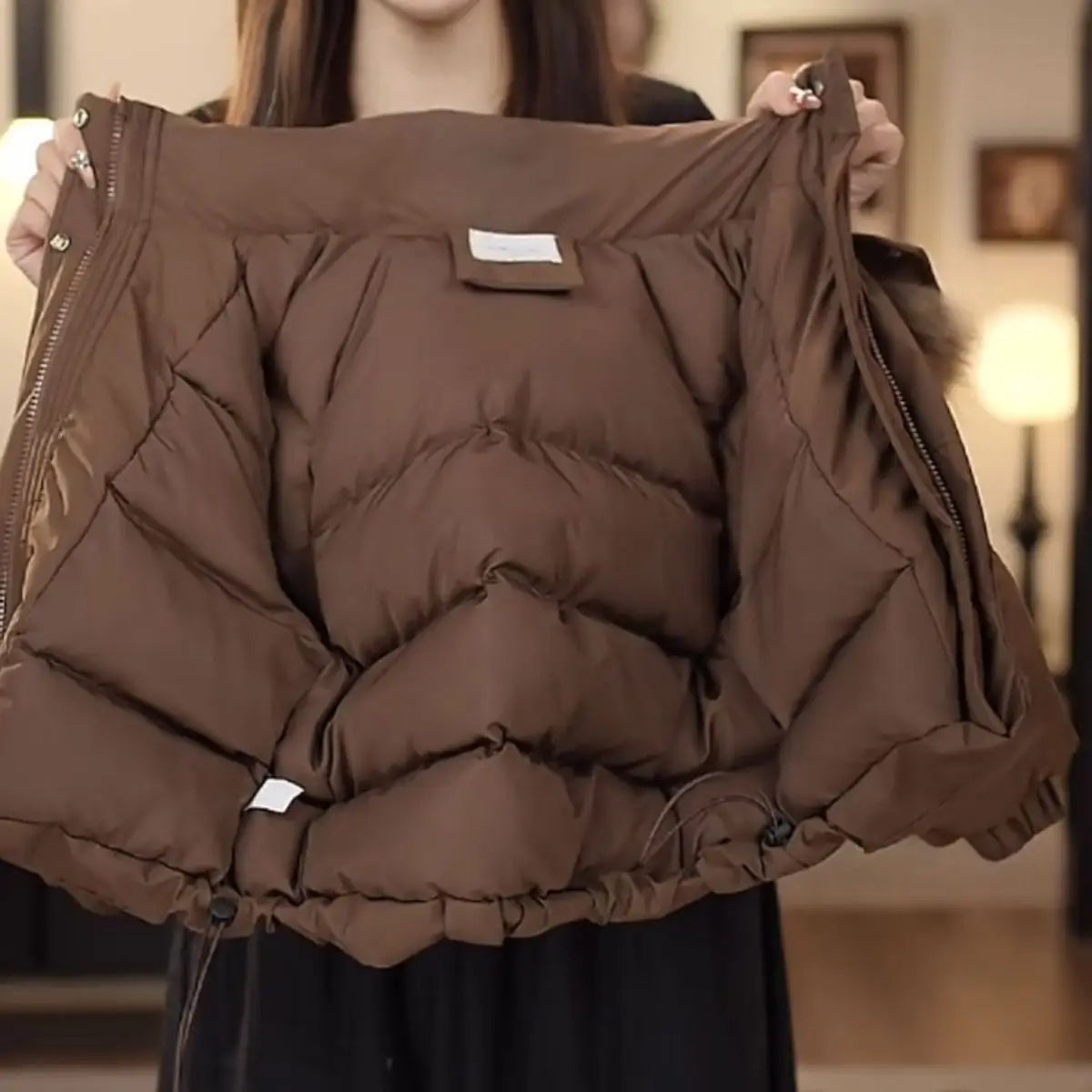 Winter Coat for Kids – Fur Collar & Hooded Down